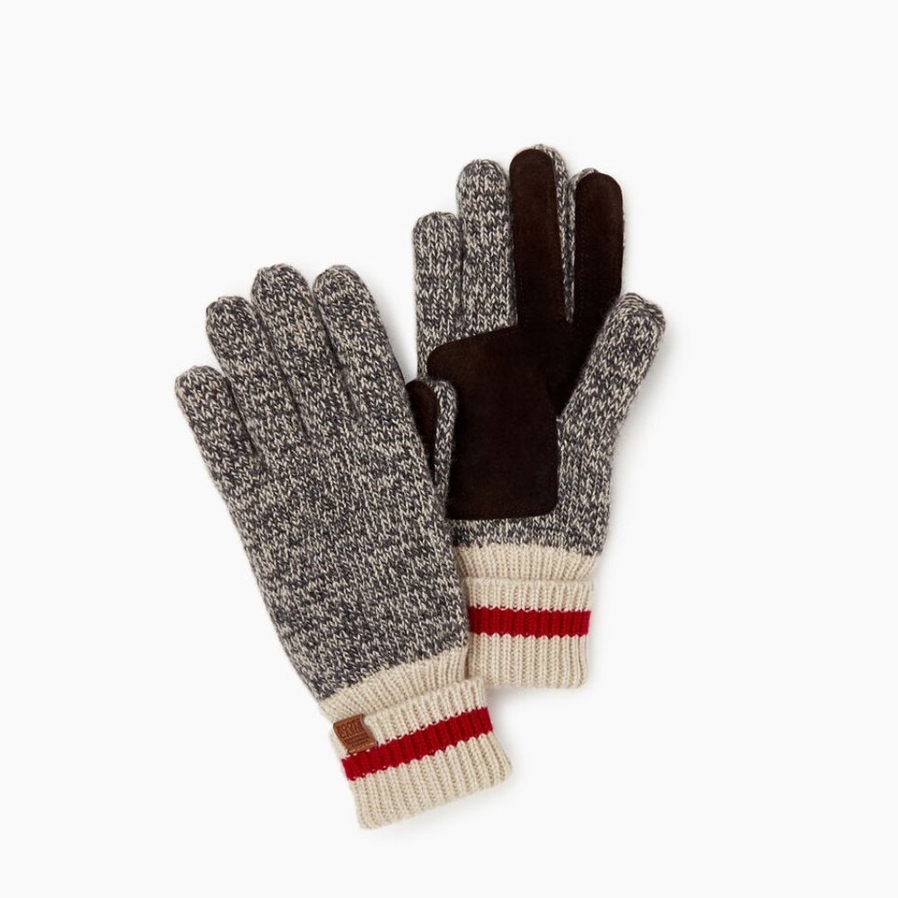 Roots Cabin Gloves Grey/Oat Mix